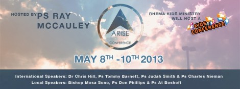 Banner der Rhema Church in Südafrika (© Rhema Ministries, http://www.rhema.co.za)