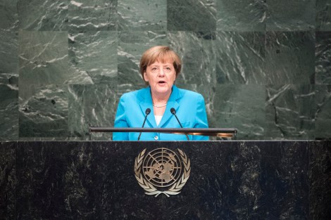Bundeskanzlerin Angela Merkel bei der UN-Generalversammlung (Photo © UN Photo)